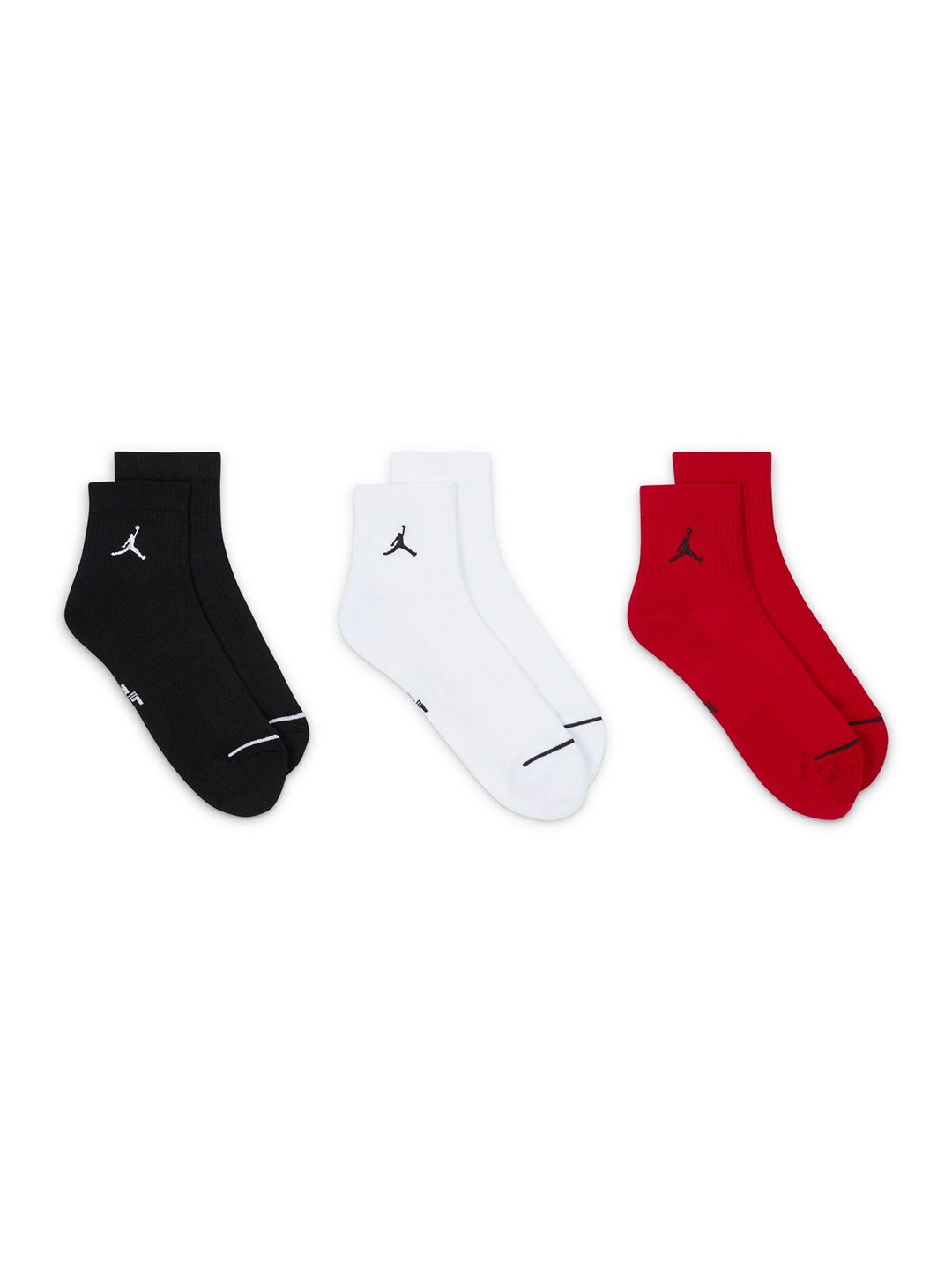 

Nike Jordan Everyday Ankle Socks (3 Pairs), Black