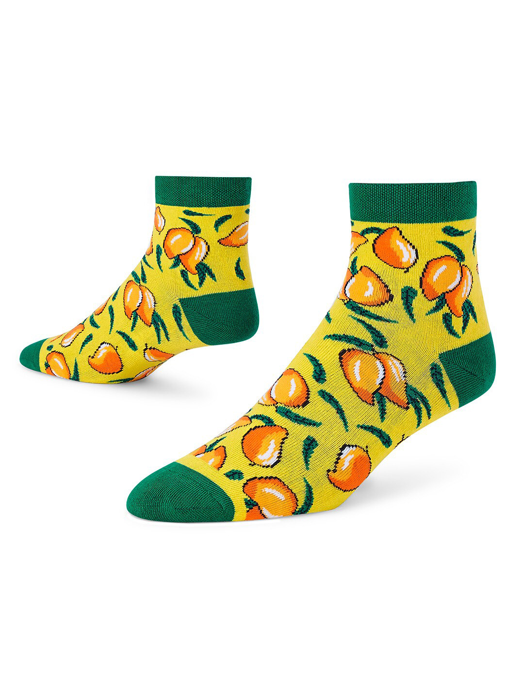 

Dynamocks Patterned Anti-Microbial Ankle-Length Socks, Yellow