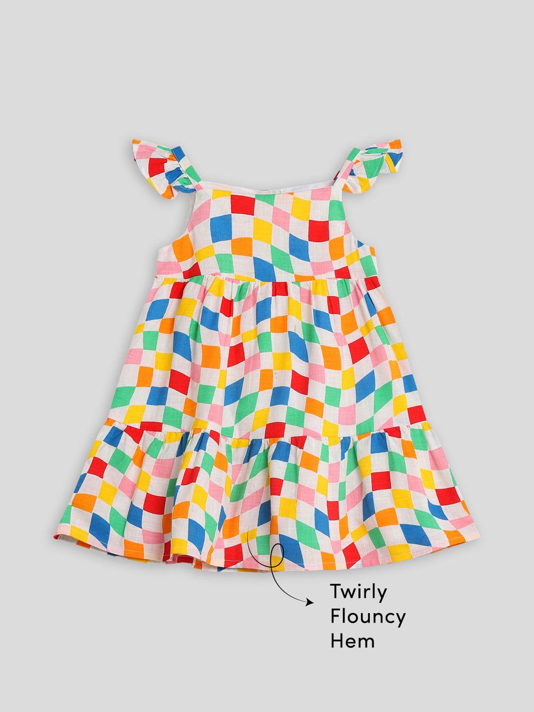 

Somersault Girls Print A-Line Dress, Blue