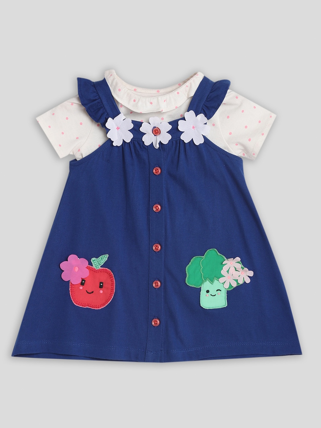 

Somersault Girls A-Line Dress, Blue
