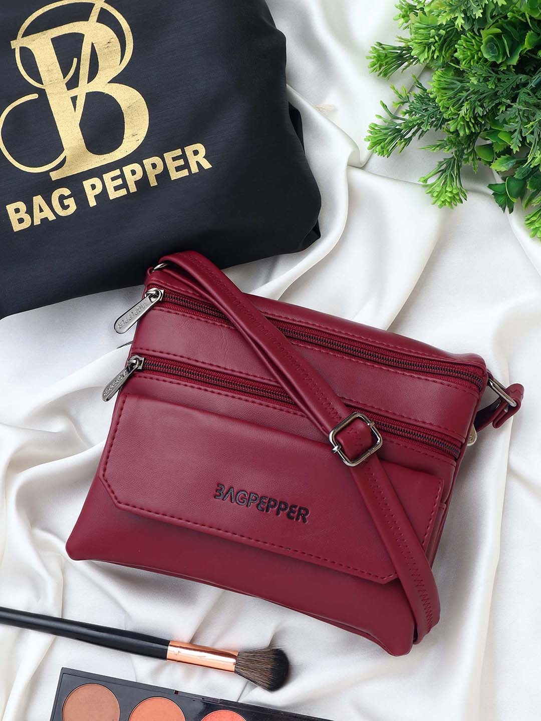 

Bag Pepper Structured Sling Bag, Red