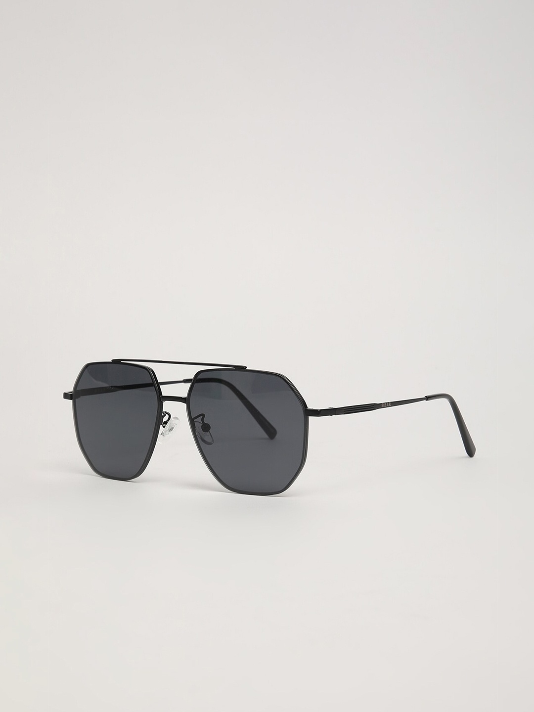 

THE BEAR HOUSE Men Aviator Sunglass BSG-ORBIX-BK, Black