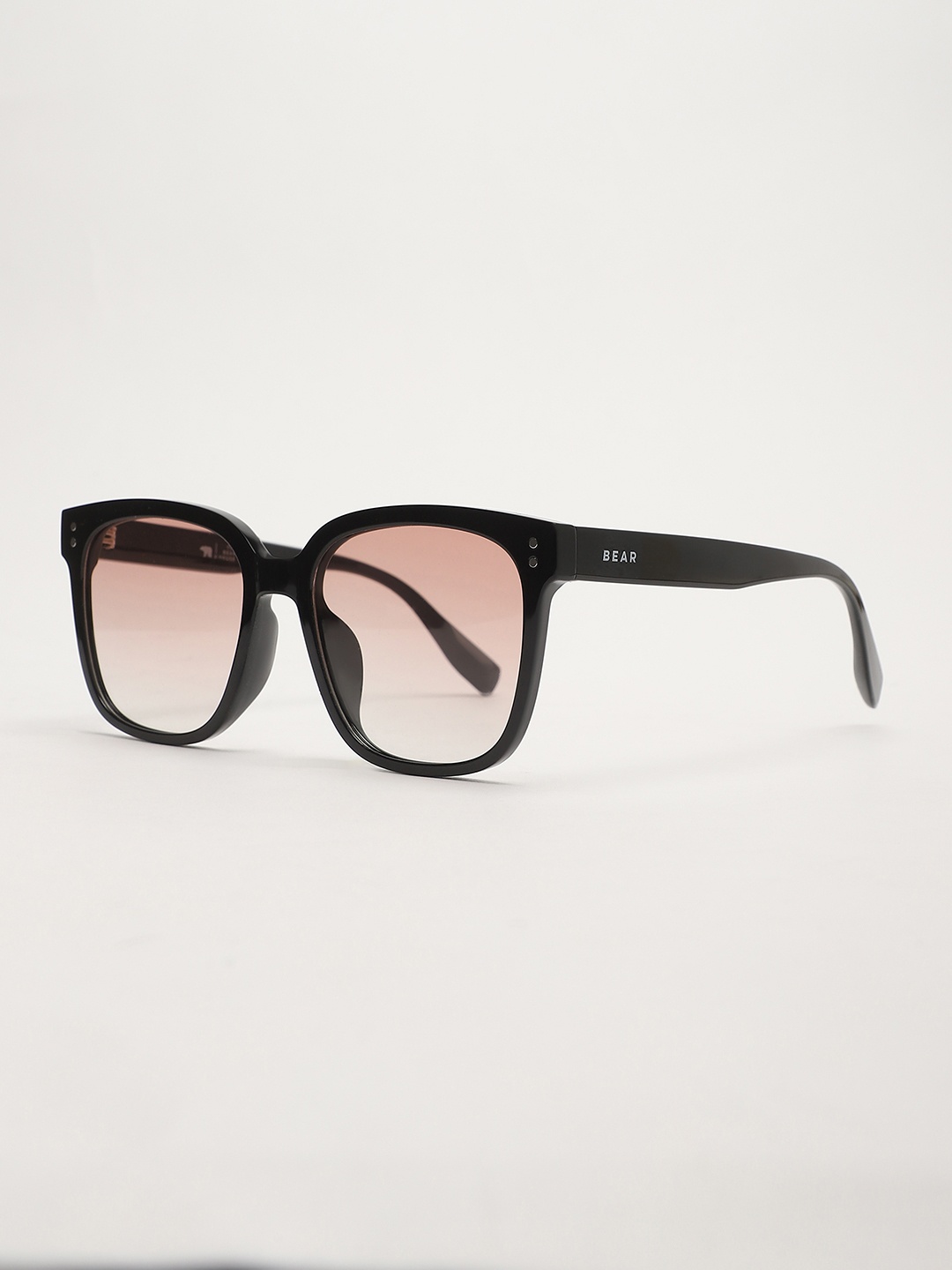 

THE BEAR HOUSE Men Oversized Sunglasses BSG-BAMBLER-BK, Brown