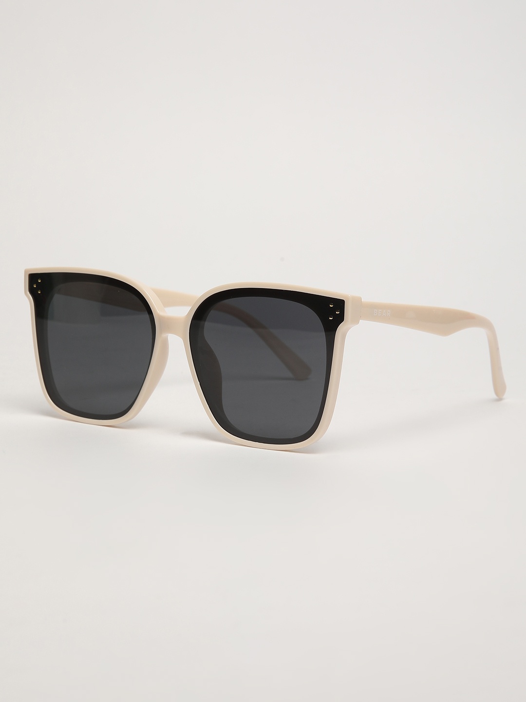 

THE BEAR HOUSE Men Wayfarer Sunglasses BSG-QUANTAM-CR, Black