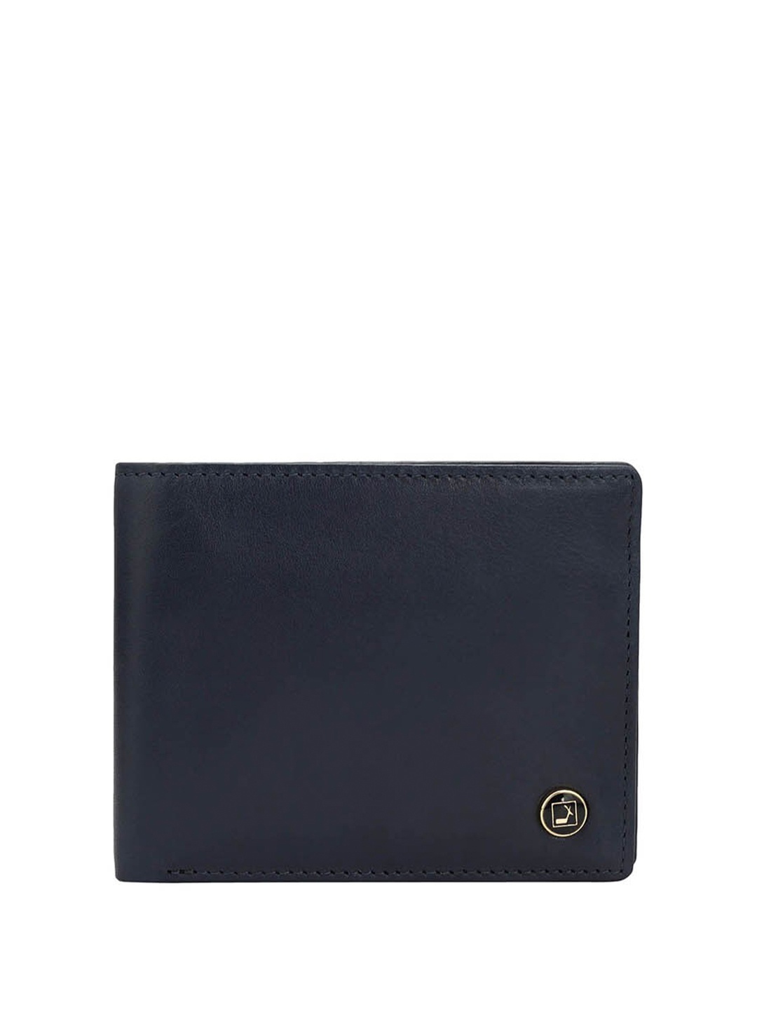 

Da Milano Men Leather Two Fold Wallet, Blue