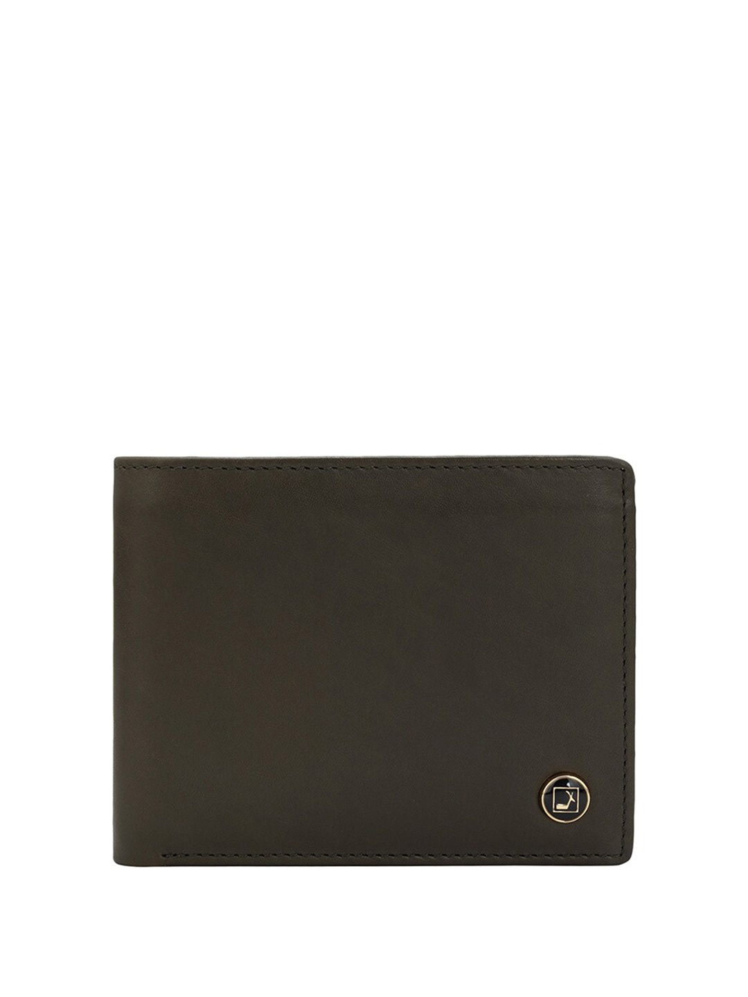 

Da Milano Men Leather Two Fold Wallet, Green
