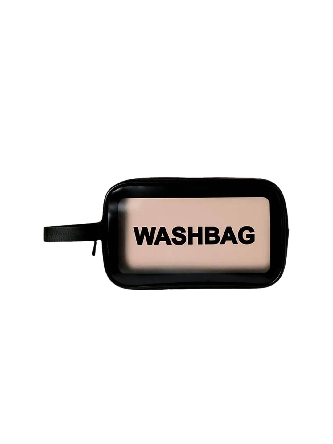 

ALLURE Washbag Printed Foldable Cosmetic Small Travel Pouch Bag, Black