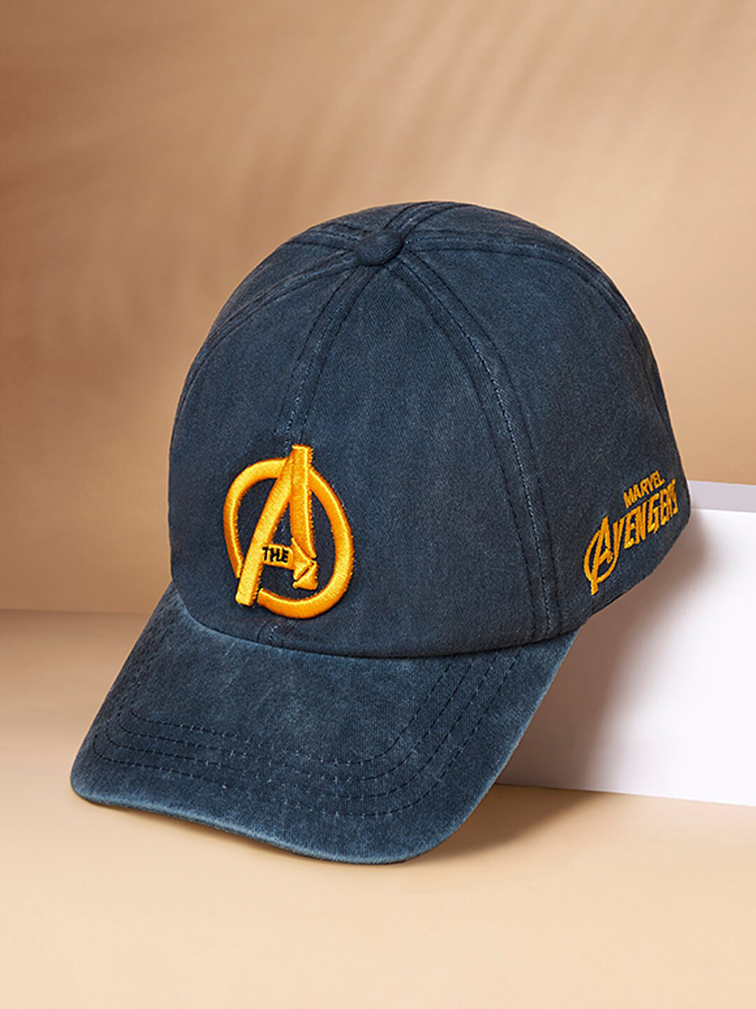 

BYFORD by Pantaloons Men Avengers Embroidered Cotton Baseball Cap, Blue