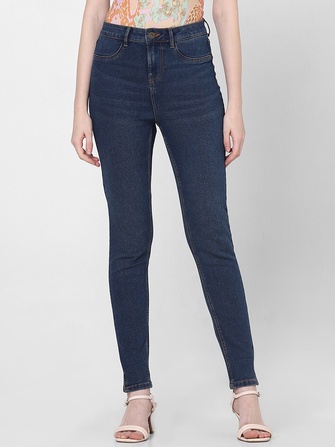 

Vero Moda Women Skinny Fit Stretchable Jeans, Blue