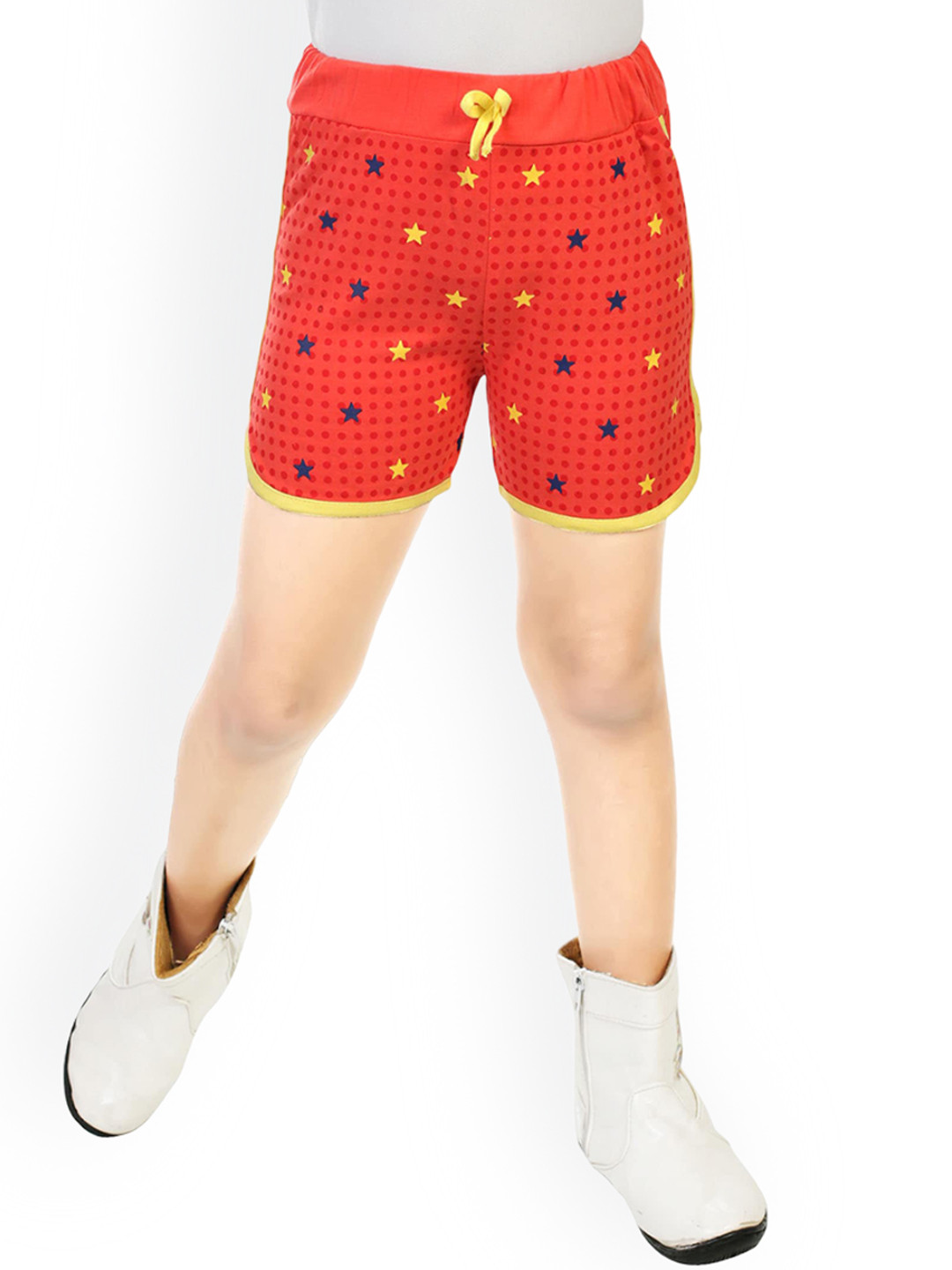 

BAESD Girls Printed Shorts, Red