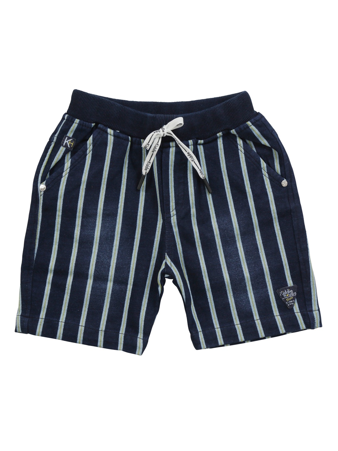 

BAESD Boys Striped Denim Shorts, Blue