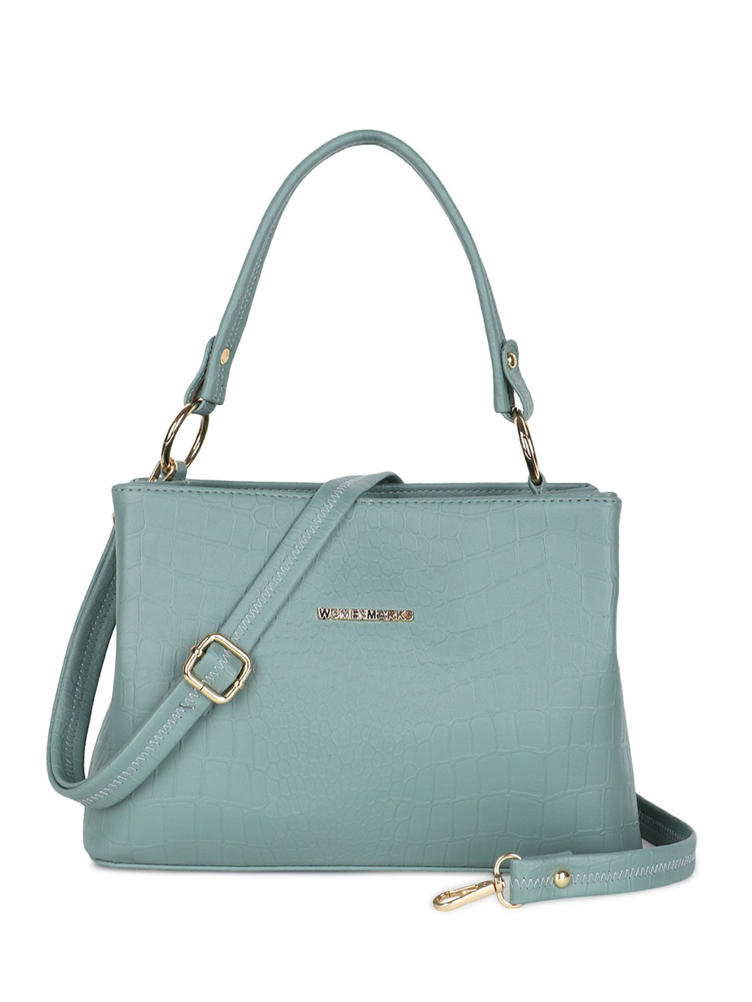 

WOMEN MARKS Structured Handheld Bag, Green