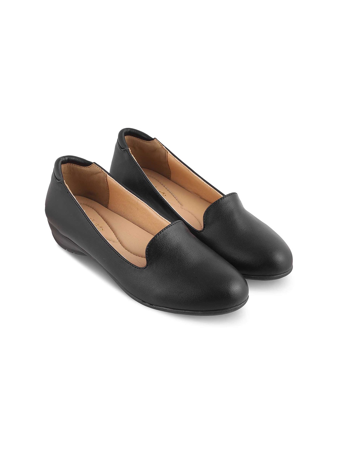 

Tresmode Round Toe Ballerinas, Black