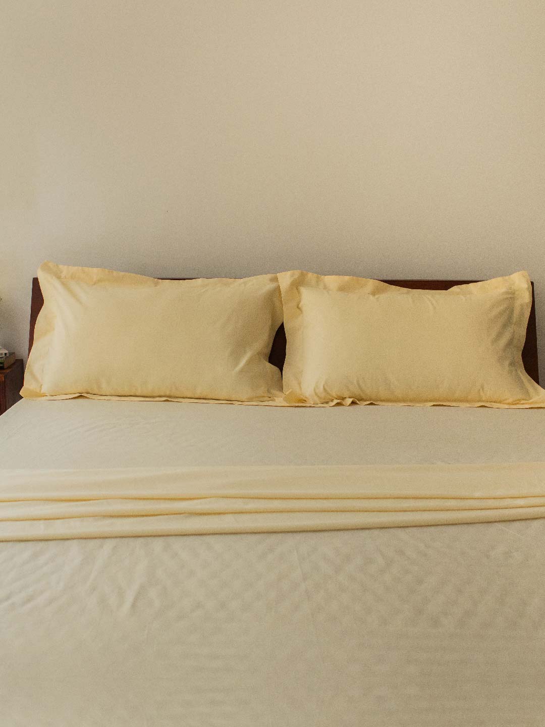 

10Club 1pc Cotton Pillow Cover, Beige