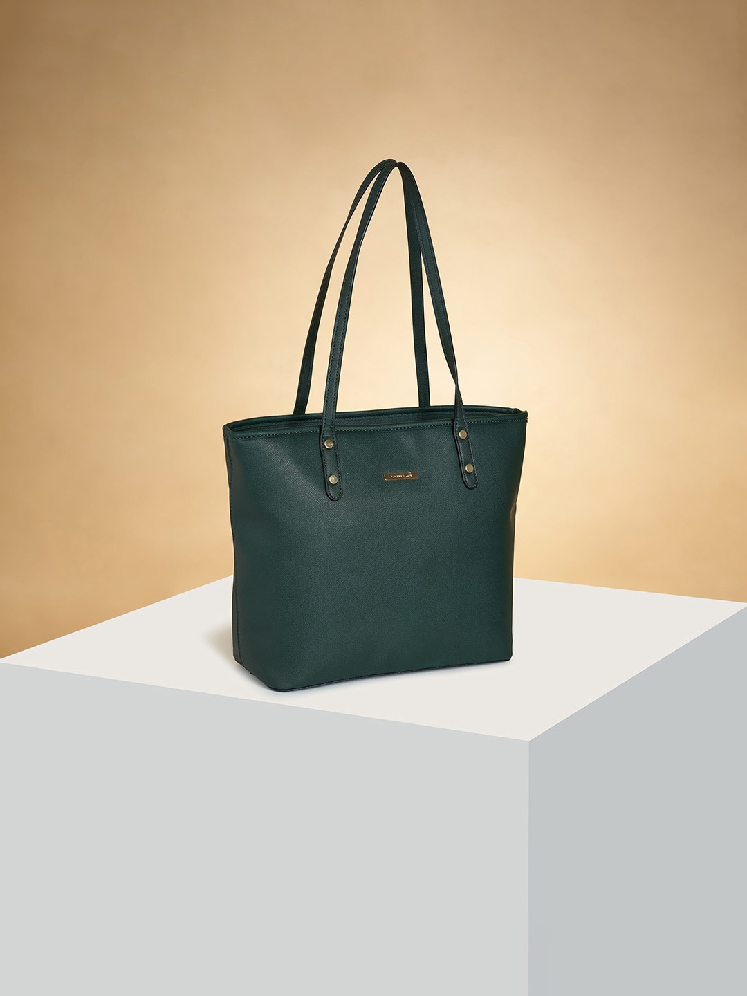 

Forever Glam by Pantaloons Structured Shoulder Bag, Green