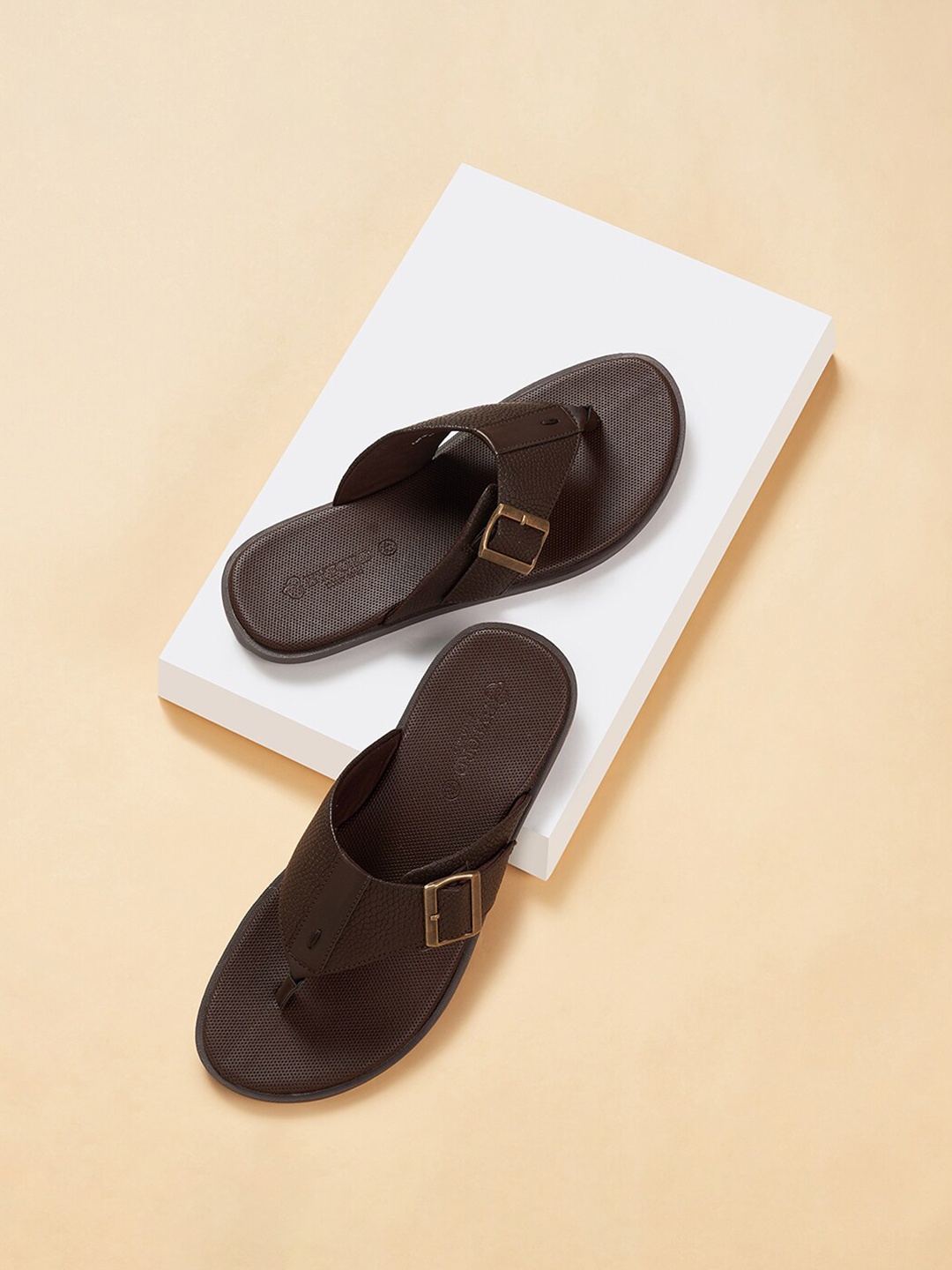 

BYFORD by Pantaloons Men Comfort Sandals, Brown