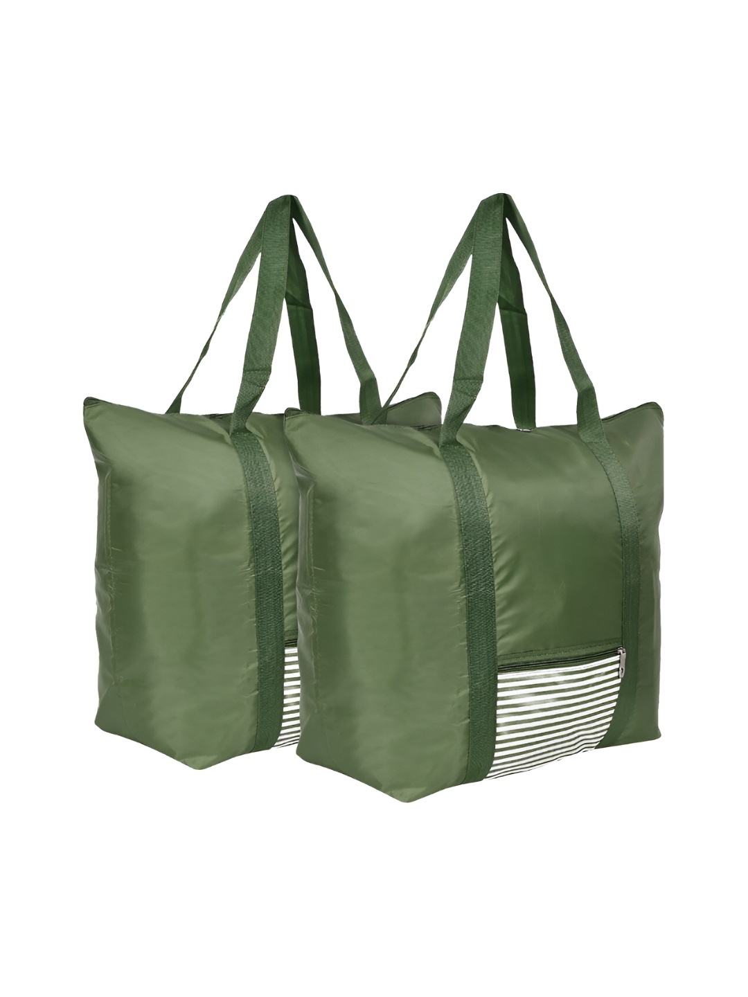

Kuber Industries Green 2 Pieces Reusable Drawer Organiser Organisers