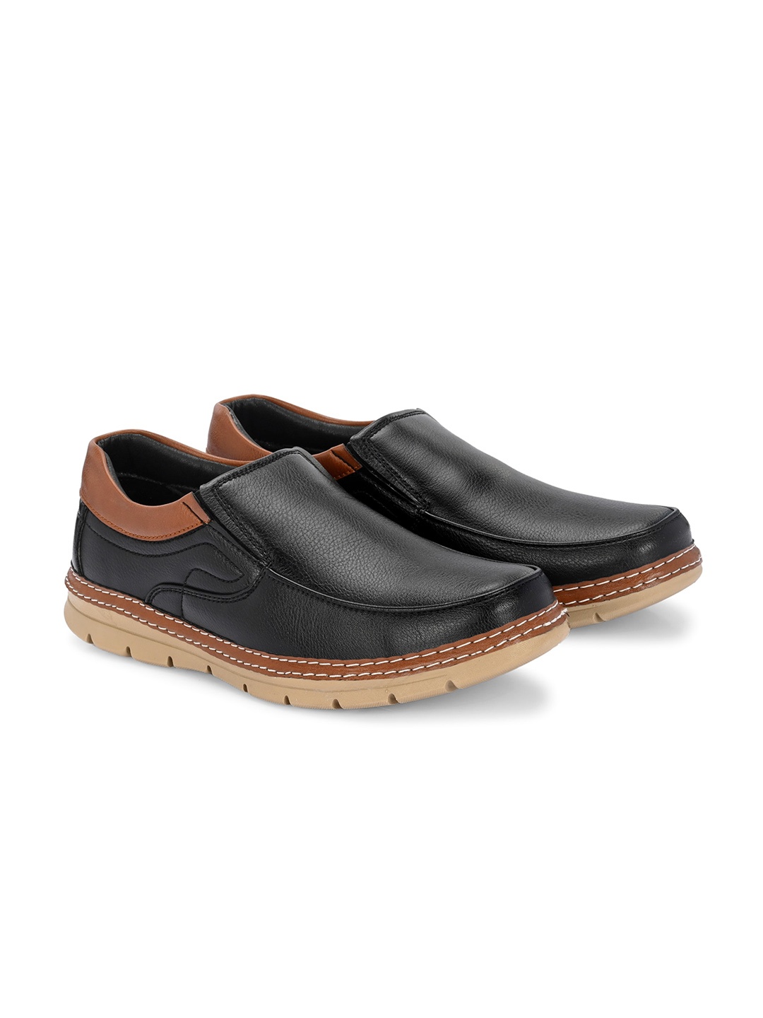 

Eego Italy Men Slip-On Sneakers, Black