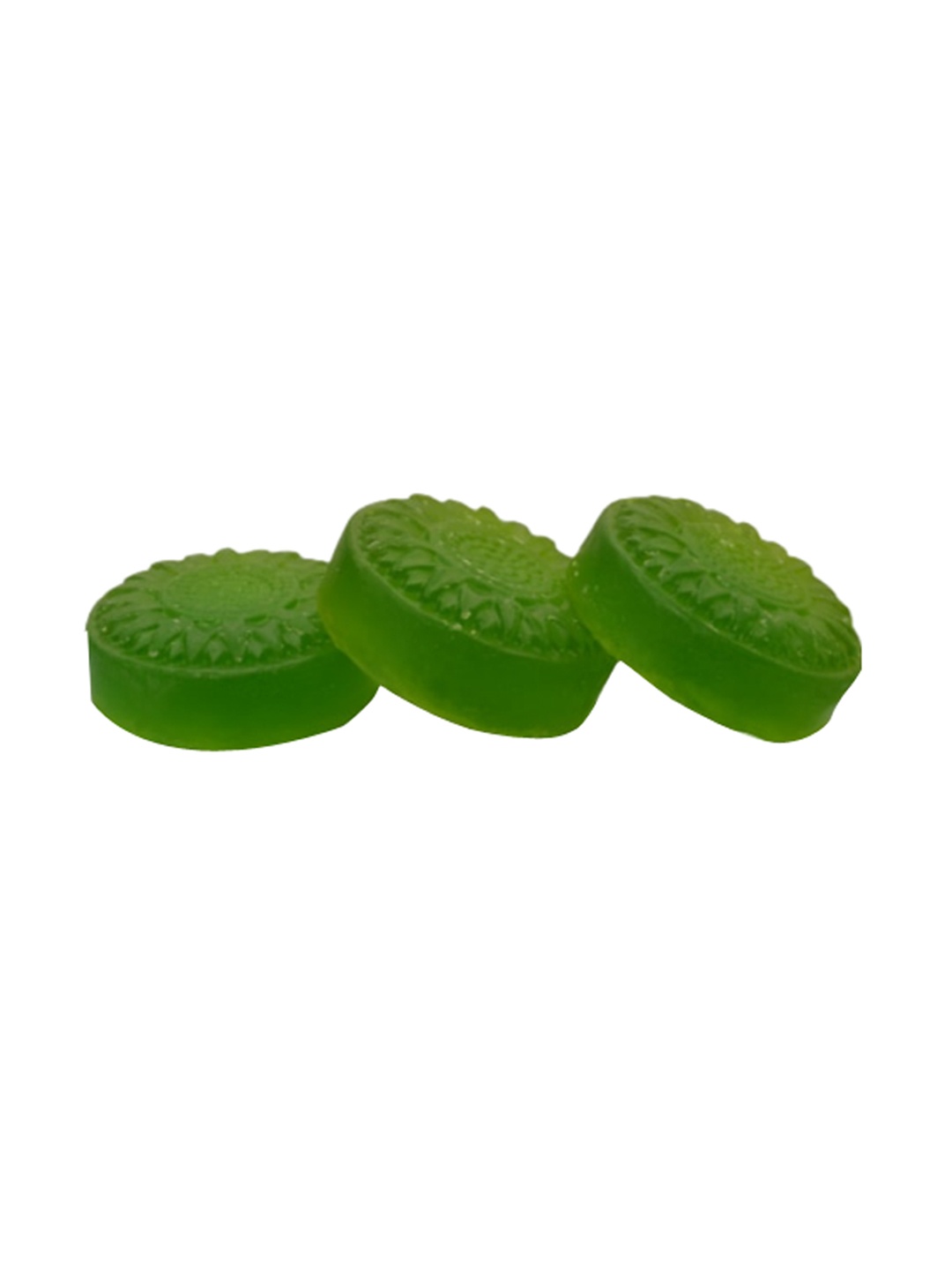 

Lush Naturals Set Of 3 Neem Tulsi Aloe Vera Soap - 100g Each, Green
