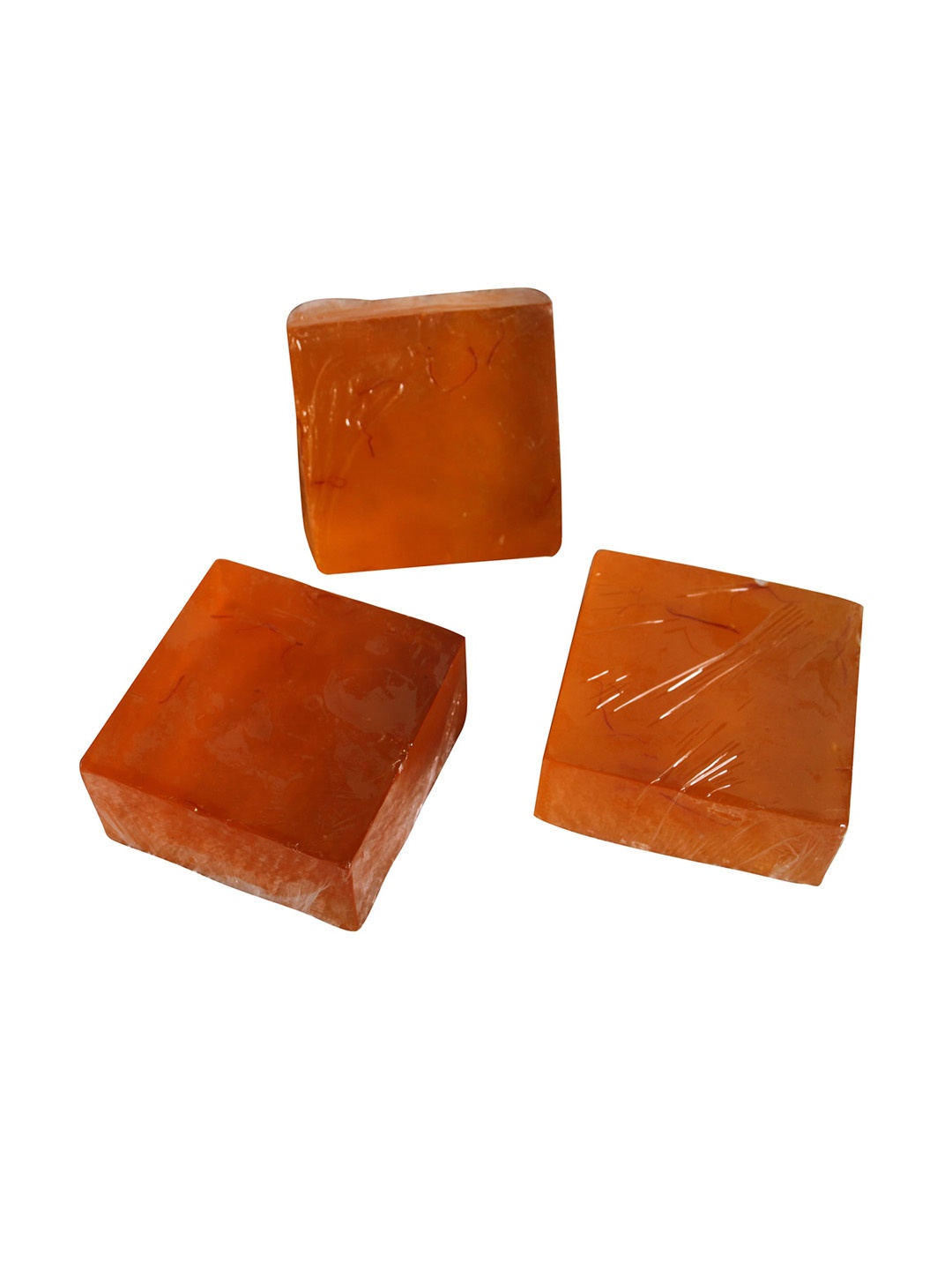 

Lush Naturals Set Of 3 Kashmiri Kesar Soap - 100g Each, Orange