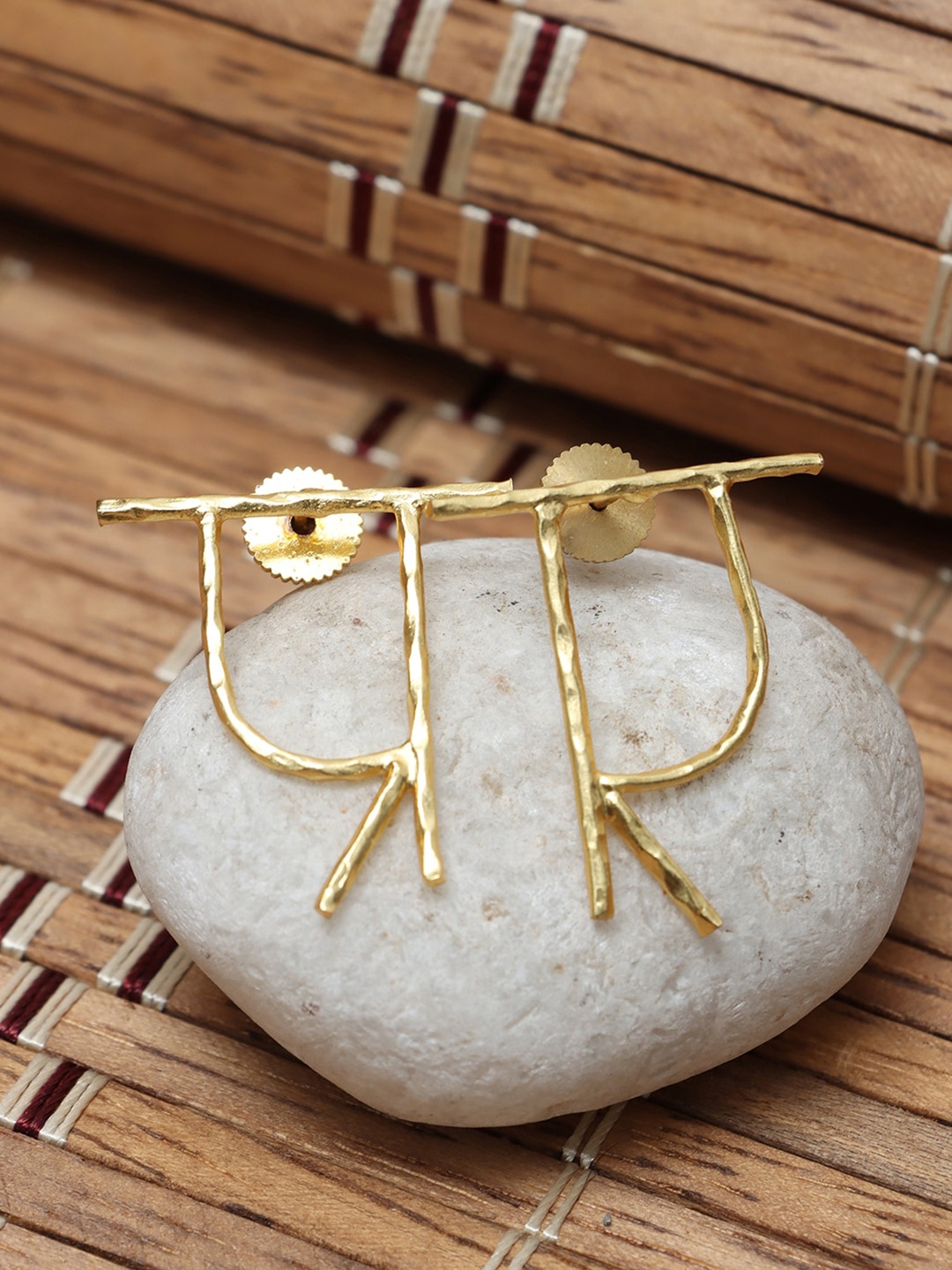 

Ozanoo Floral Drop Earrings, Gold