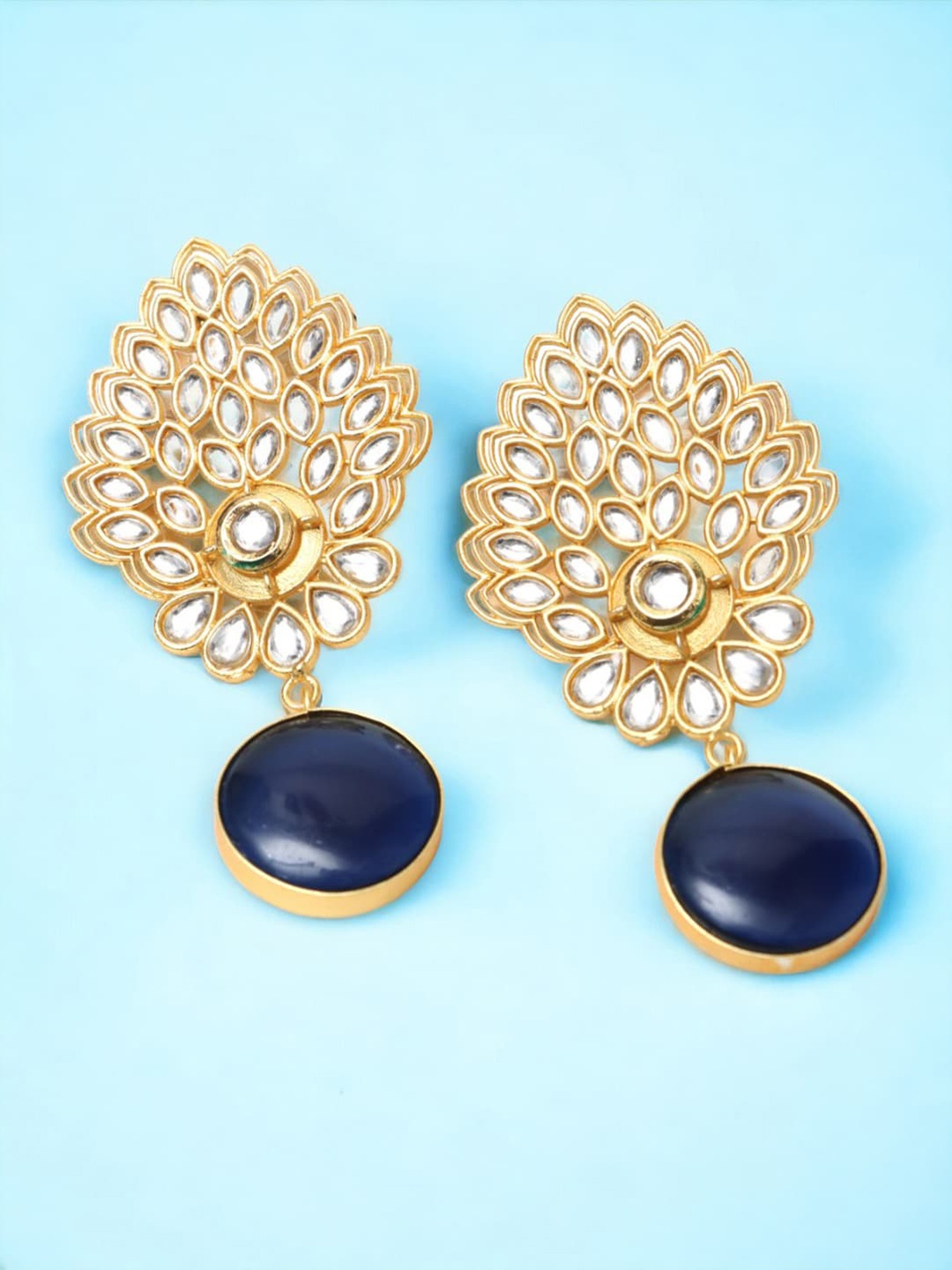 

Ozanoo Gold-Plated Drop Earrings