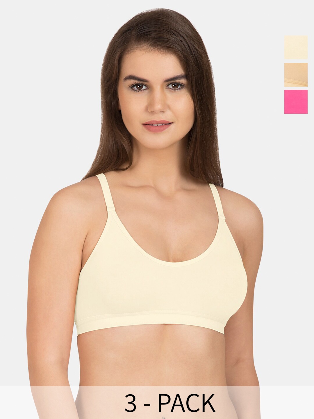 

Tweens Pack of 3 Full Coverage Bra, Off white