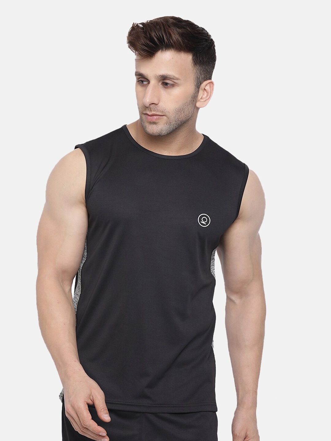 

CHKOKKO Sleeveless Dri-FIT Gym Vest, Black