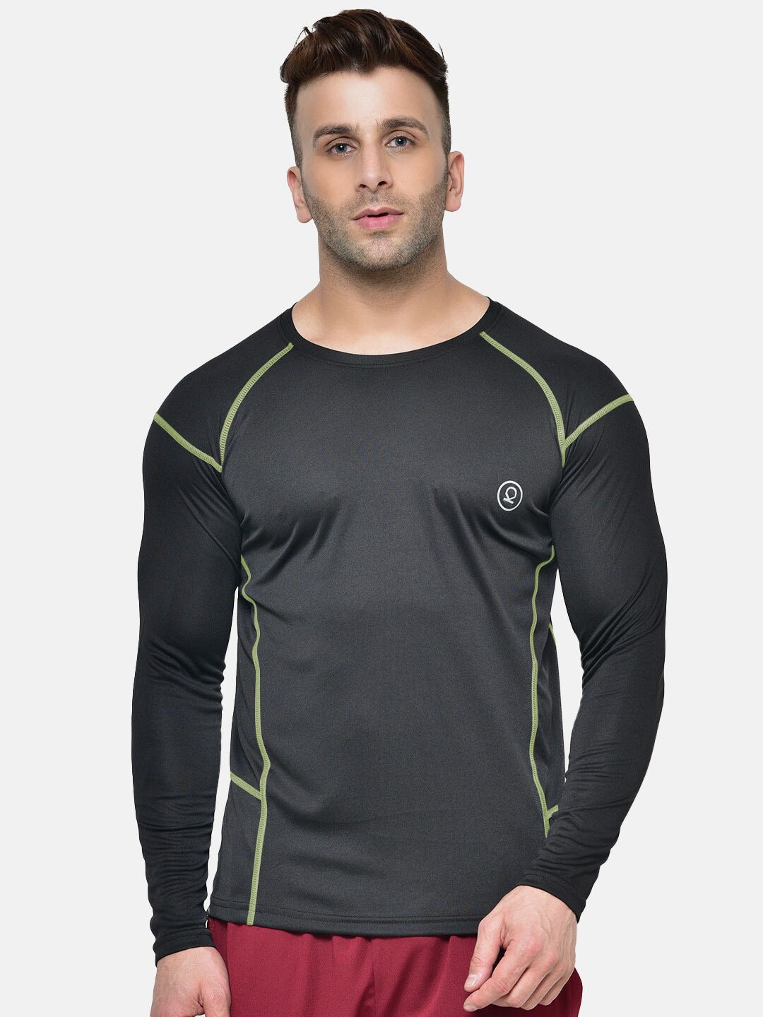 

CHKOKKO Raglan Sleeves Dri-FIT T-shirt, Black