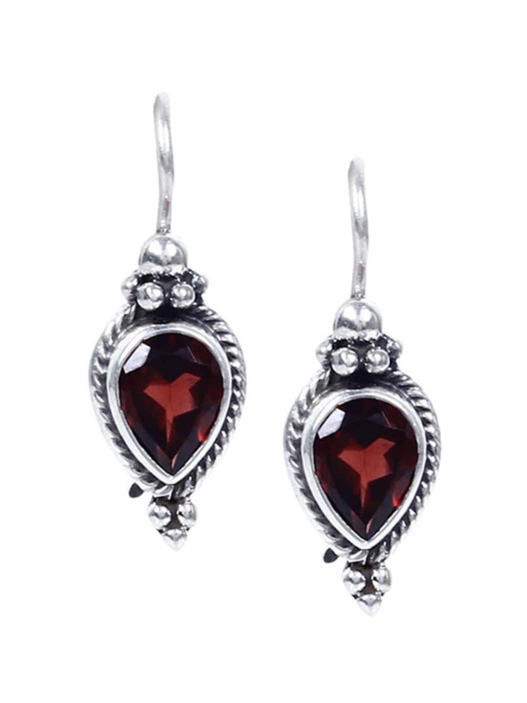 

Silverwala 925 Sterling Silver Contemporary Drop Earrings