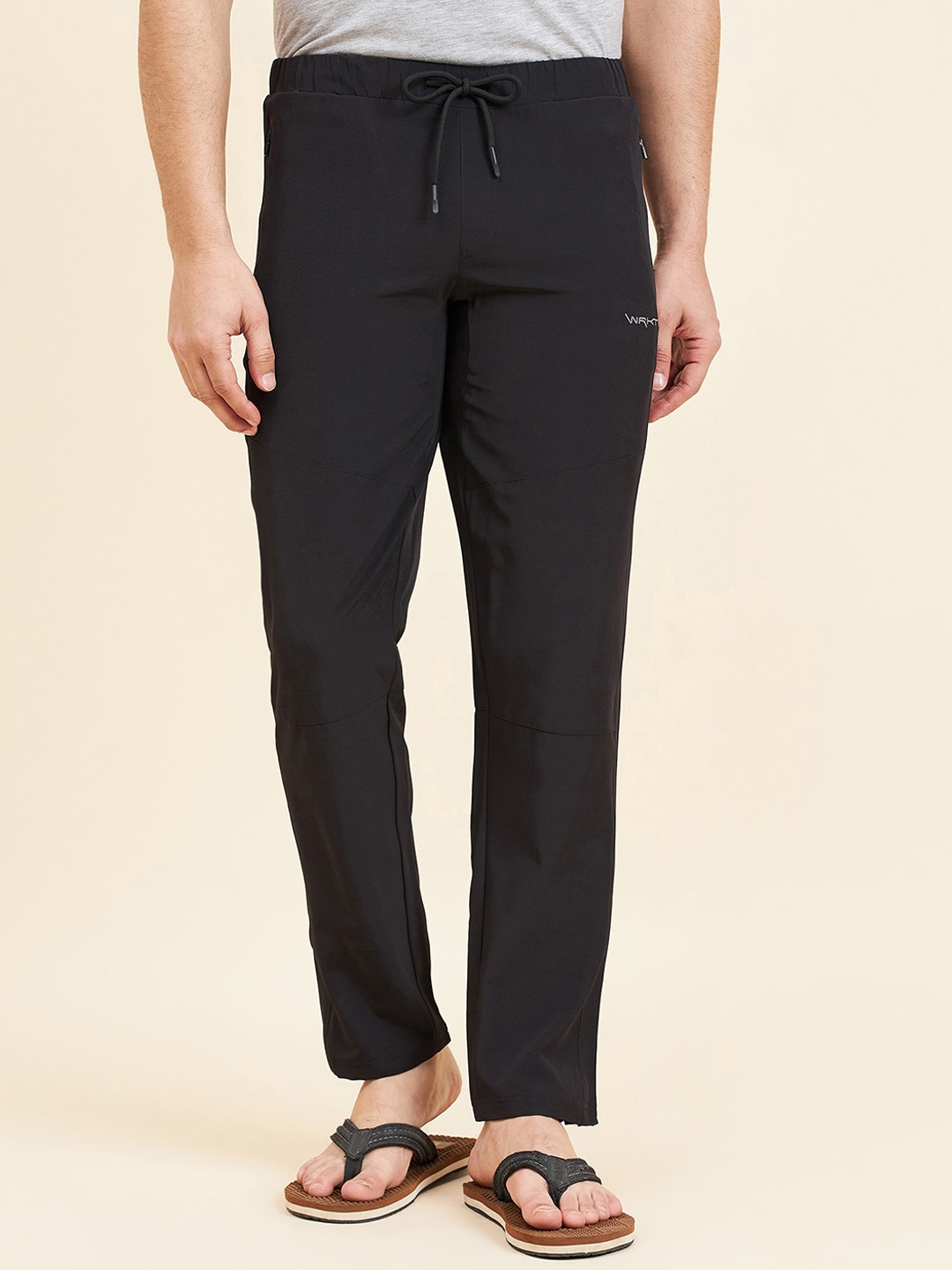 

Sweet Dreams Men Mid-Rise Track Pants, Black