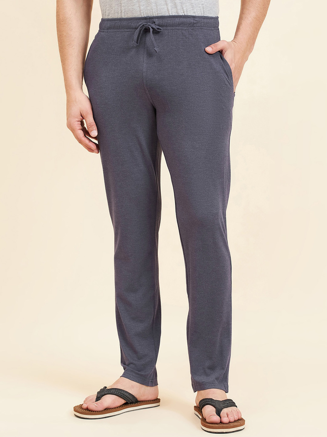 

Sweet Dreams Men Mid-Rise Track Pant, Grey