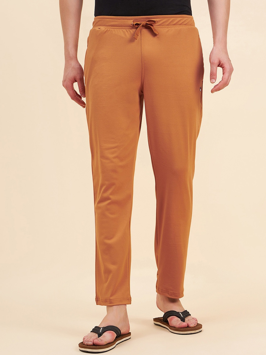 

Sweet Dreams Men Mid-Rise Track Pants, Mustard