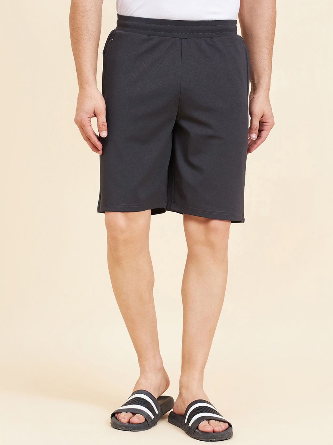 

Sweet Dreams Men Grey Mid Rise Shorts