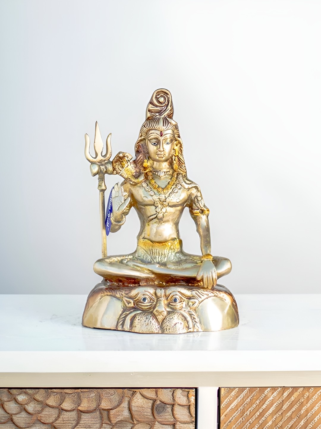 

THEDECORKART Gold-Toned Religious Idol Showpiece