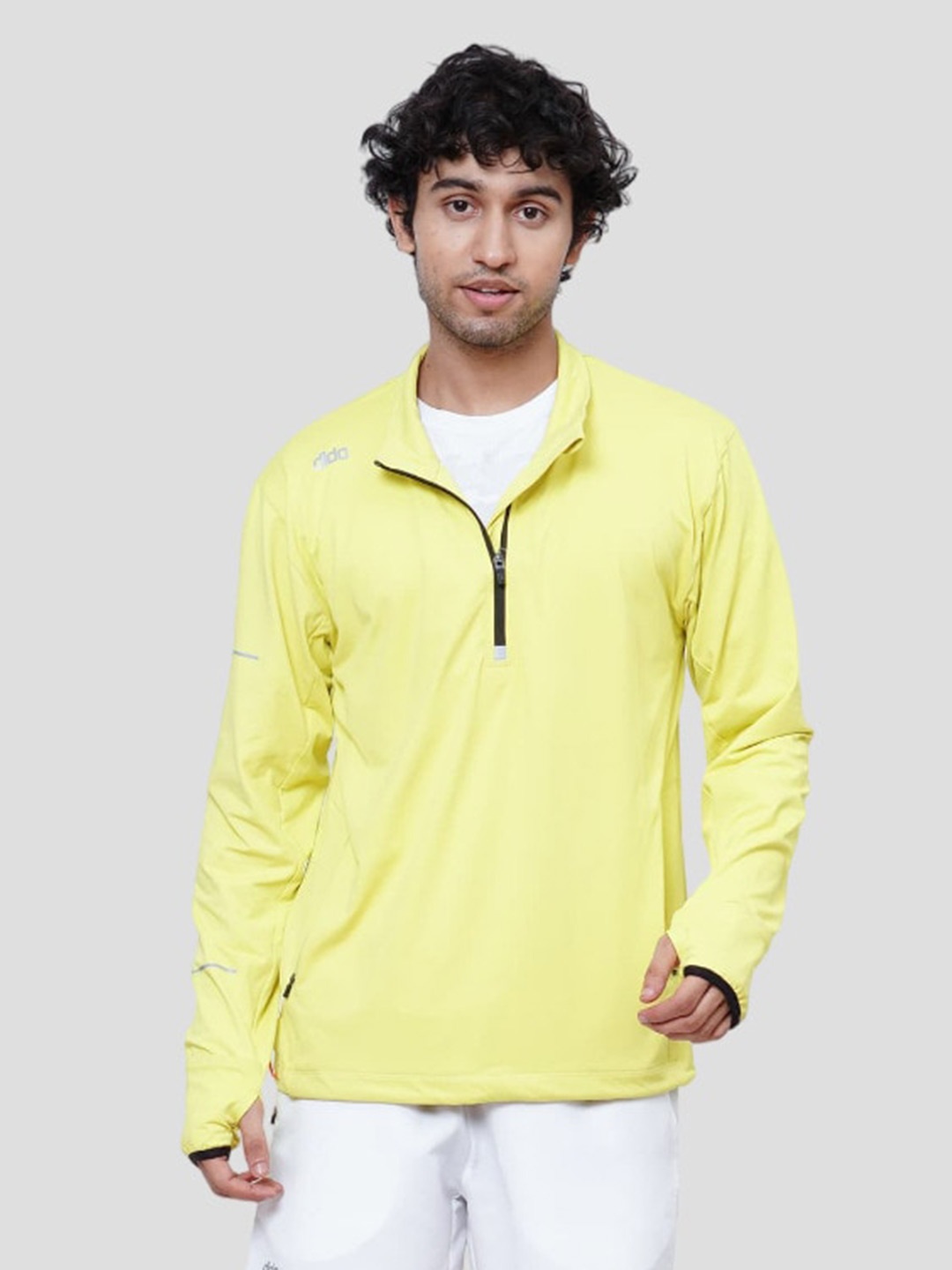 

DIDA Henley Neck Long Sleeves Dri-FIT T-shirt, Yellow