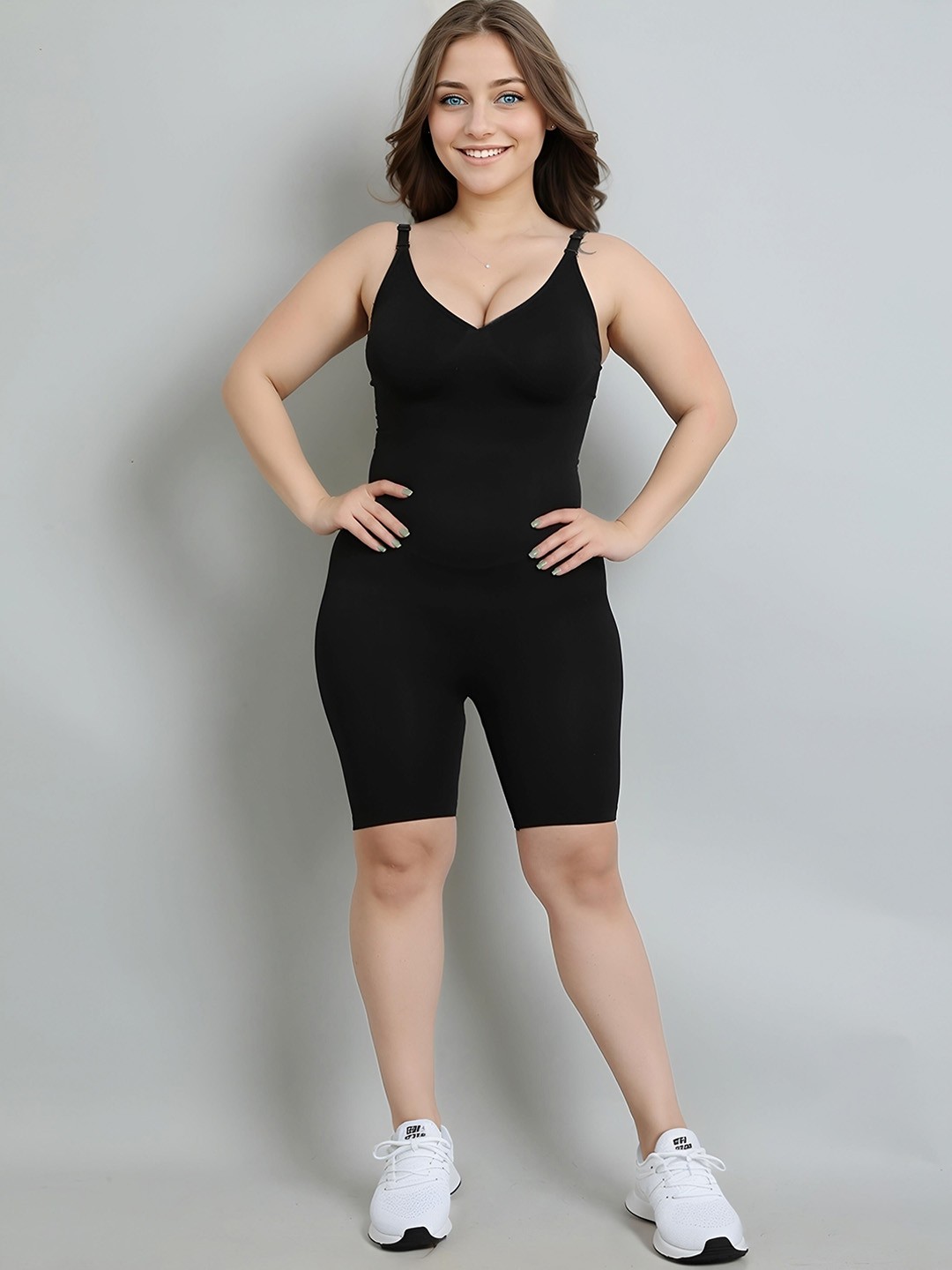 

DUNBERRY LONDON Stretchable Breathable Full Body Shapewear, Black