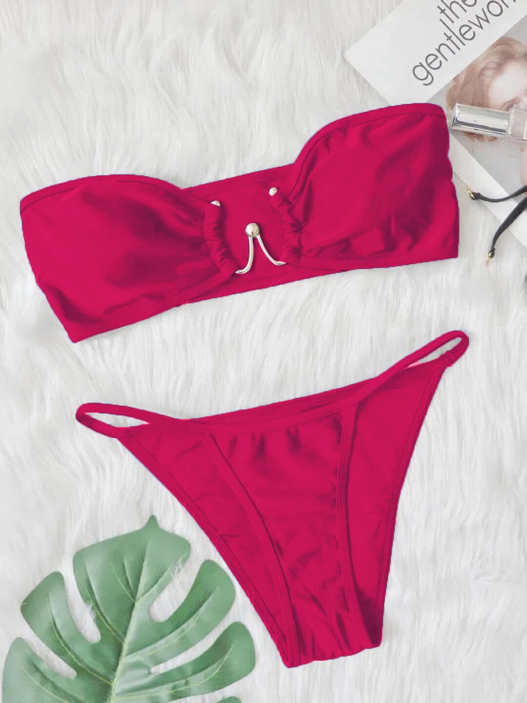 

Krelin Non Wired Bikini Lingerie Set, Pink