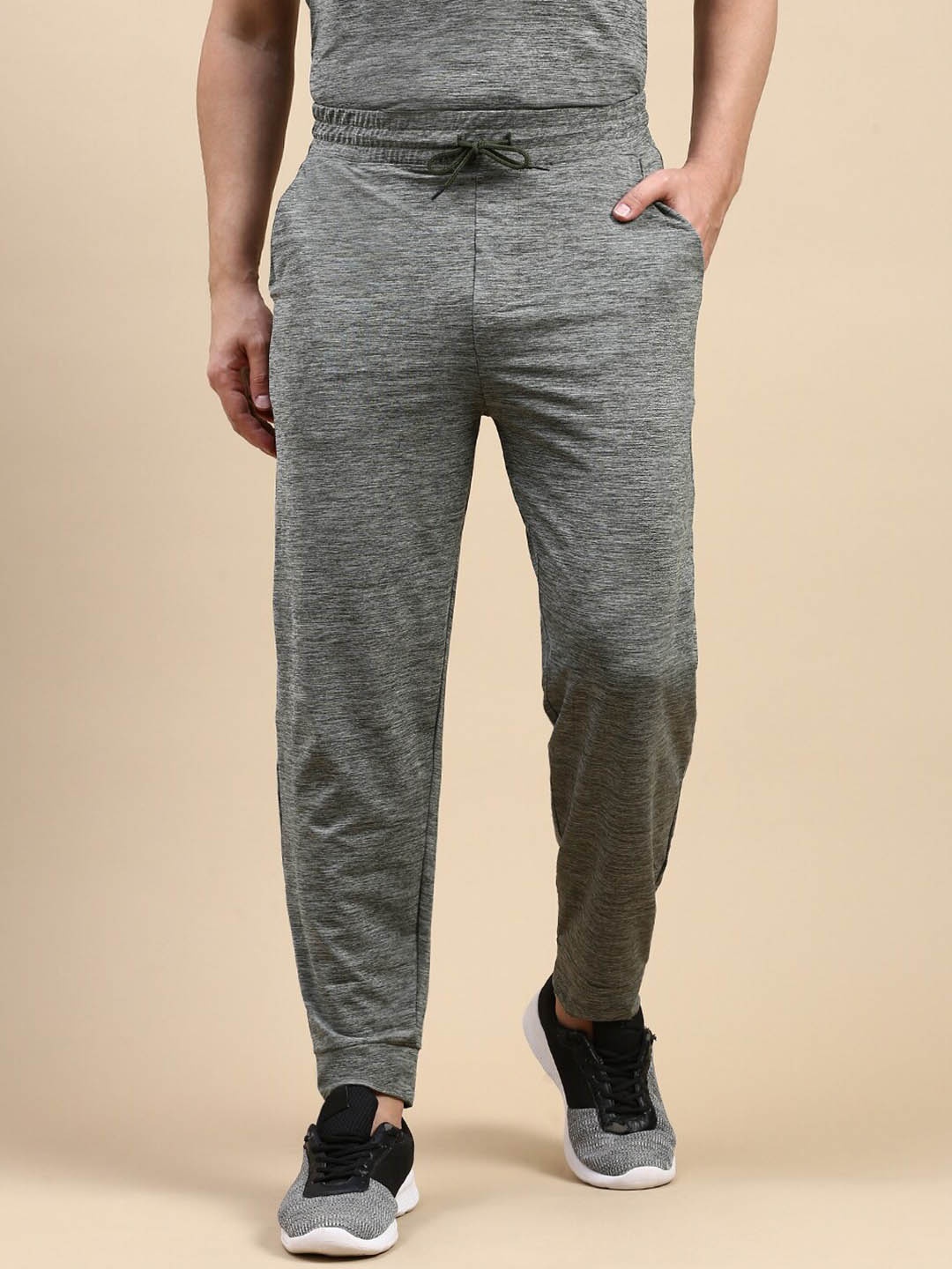 

Classic Polo Men Slim Fit Antimicrobial Joggers, Grey