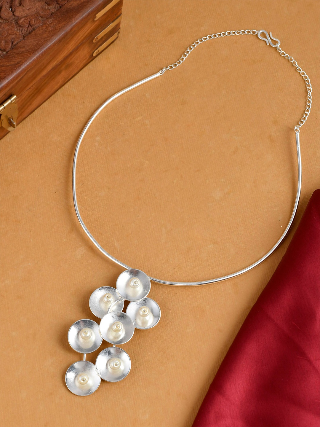 

Silvermerc Designs Copper Silver-Plated Necklace