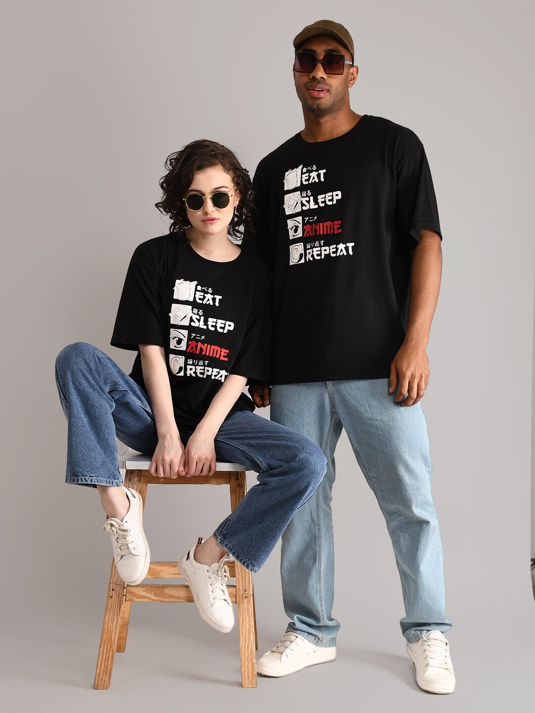 

ABSOLUTE DEFENSE Unisex Typography Printed Round Neck T-shirt, Black