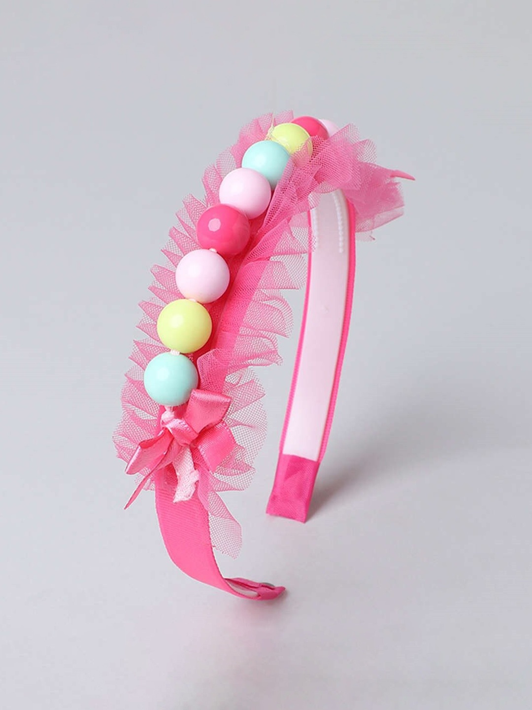 

The Magic Wand Girls Beaded Hairband, Fuchsia