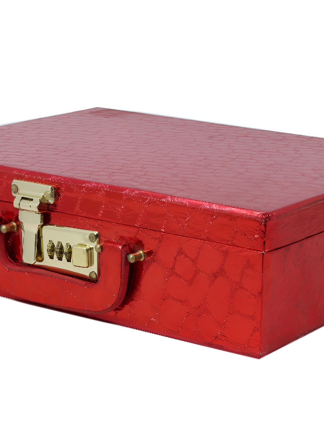 

NMII Red Printed Wooden Jewellery Organiser