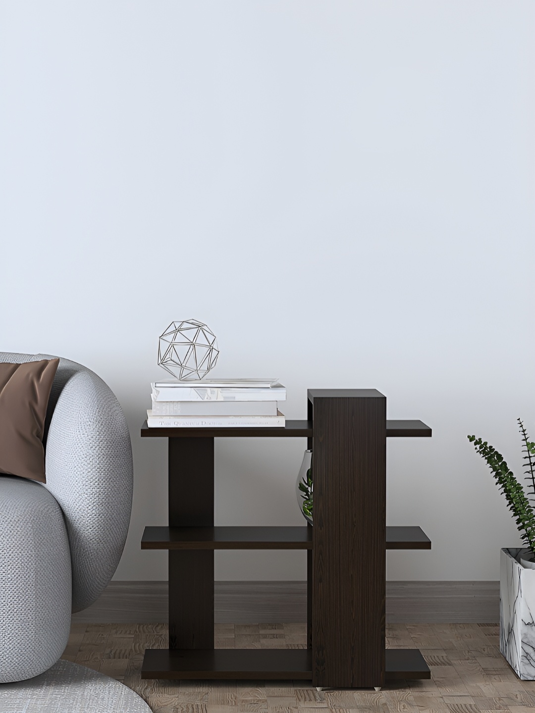 

RANDOM Brown Wooden Wall Shelf