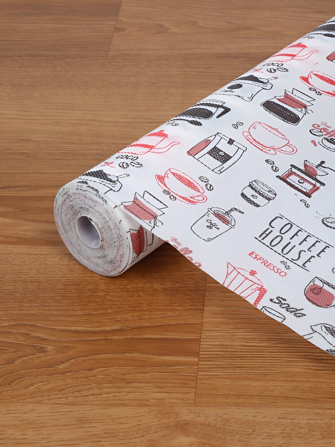 

Aura White Printed Water Resistant Shelf Liner Roll Organiser