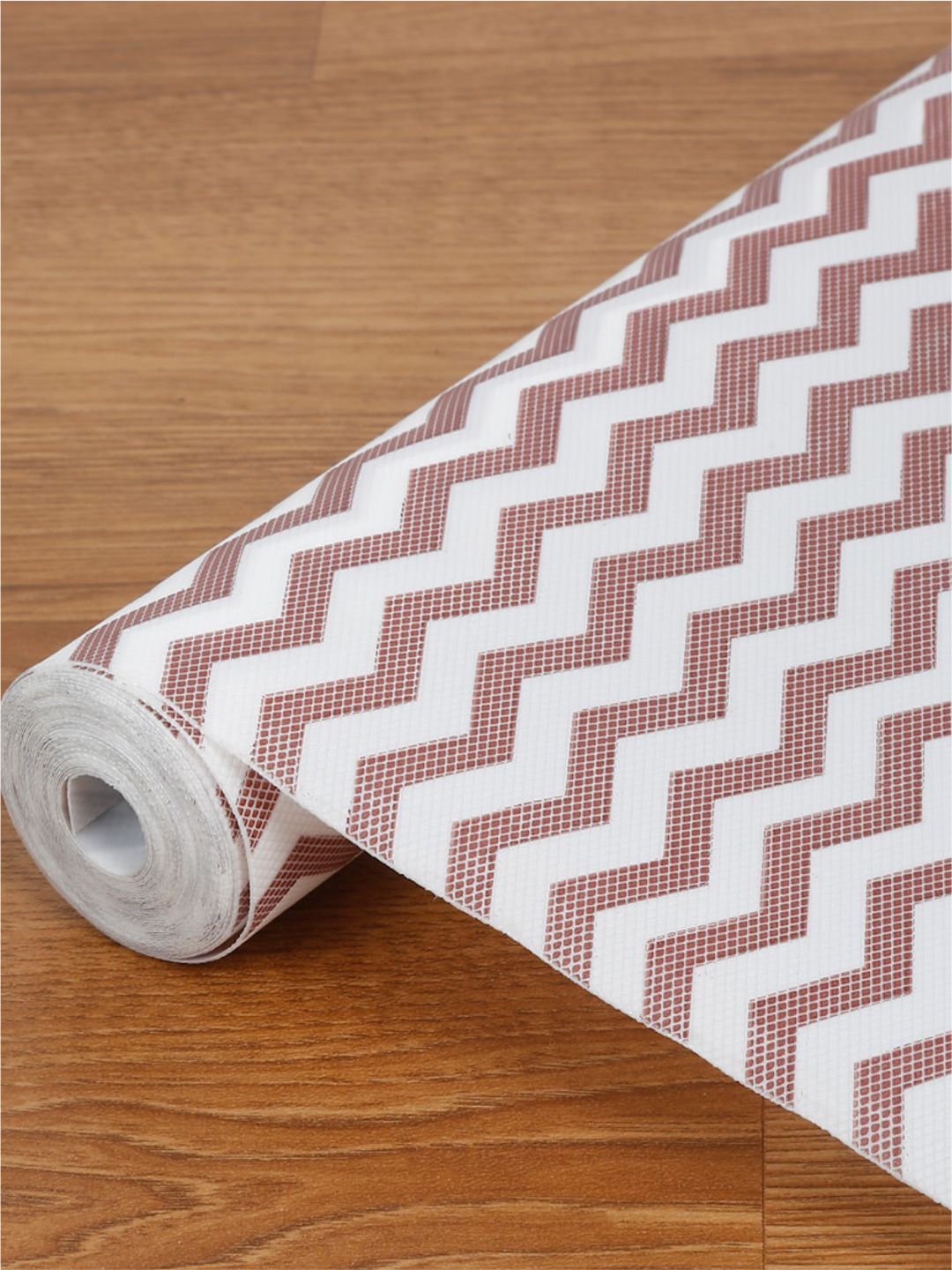 

DREAM WEAVERZ Brown Printed Water Resistant Shelf Liner Organisers