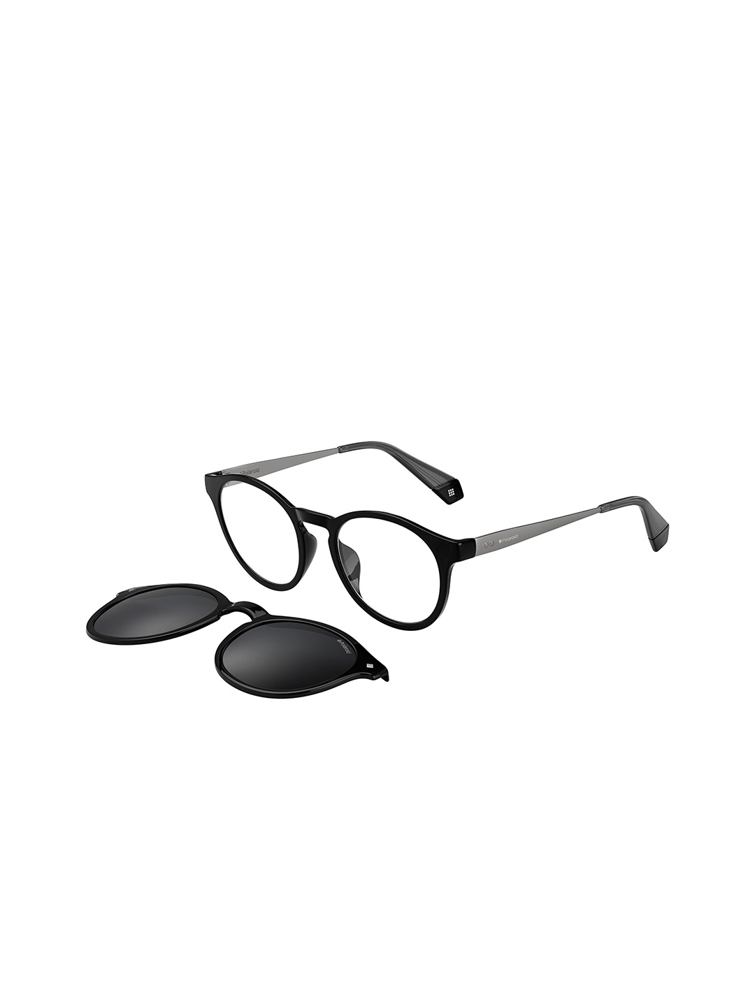 

Polaroid Unisex Aviator Sunglasses with UV Protected Lens 20224308A49M9, Grey