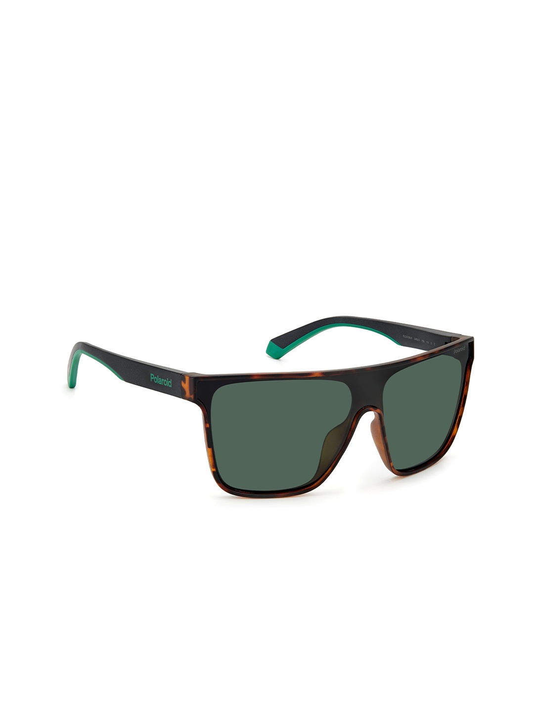 

Polaroid Unisex Rectangle Sunglasses with UV Protected Lens 2000072M699UC, Green