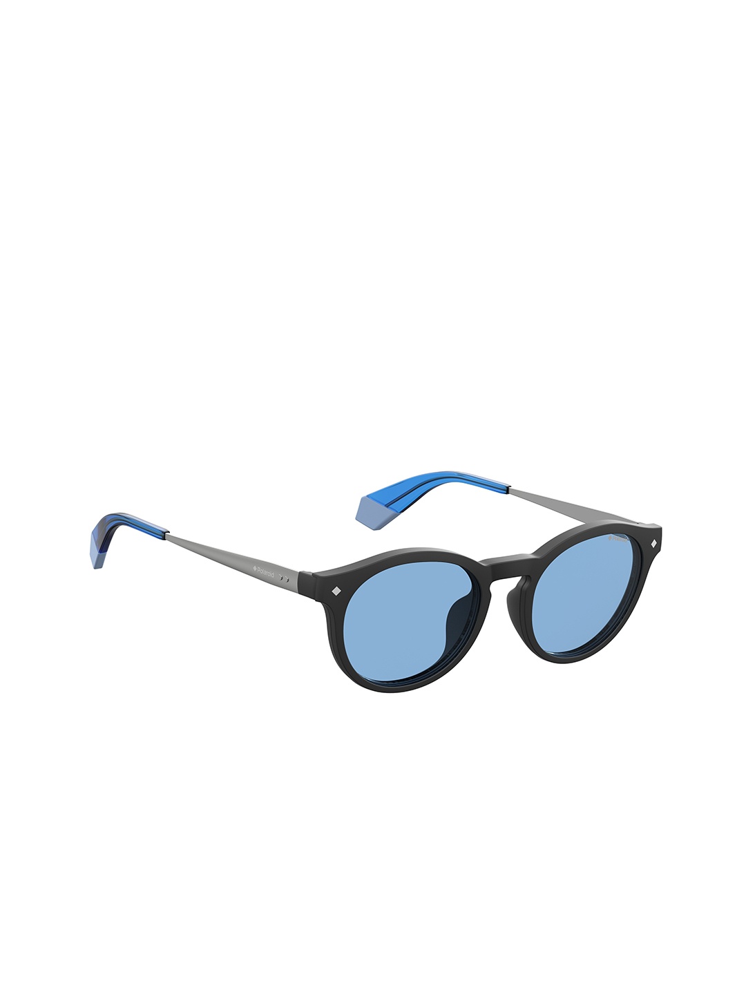 

Polaroid Unisex Round Sunglasses With UV Protected Lens, Blue