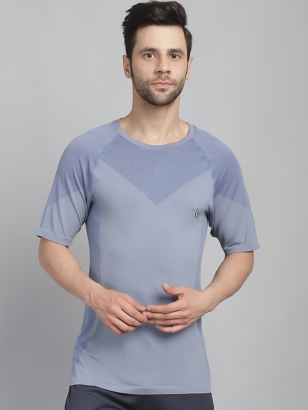 

MACK JONNEY JONNEY Round Neck T-shirt, Grey